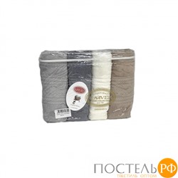 Набор полотенец Карвен "SARDES" Cotton (penye) 50*90 4шт. махра HS 1004