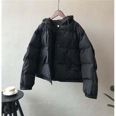 Женская короткая хлопковая куртка с капюшоном YANSO*O