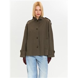 Плащ из хлопка, T051/militari