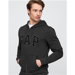 Adult Relaxed Gap Logo Zip Hoodie