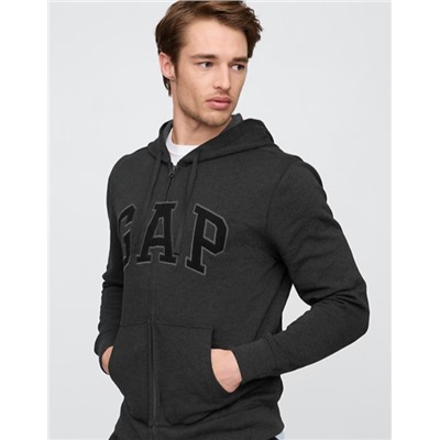 Adult Relaxed Gap Logo Zip Hoodie