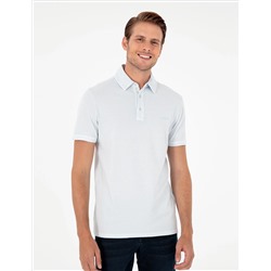 Açık Mavi Slim Fit Tişört