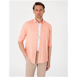 Mercan Oxford Slim Fit Kolay Ütülenebilir Gömlek