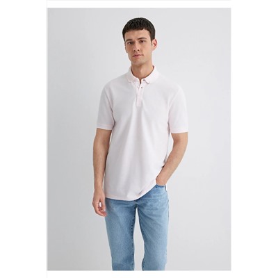 Mavi Mor Polo Tişört Slim Fit / Dar Kesim 063247-70989