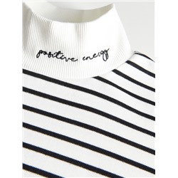 Rollkragen-Sweatshirt mit hohem Baumwollanteil