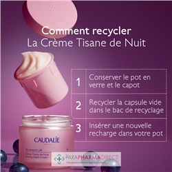 Caudalie Resveratrol-Lift - Crème Tisane de Nuit - RECHARGE 50ml