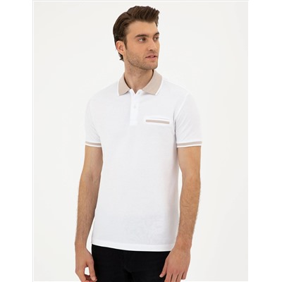 Beyaz Slim Fit Tişört