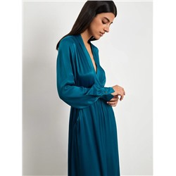 Платье миди из 100% вискозы, PL1310/jewel