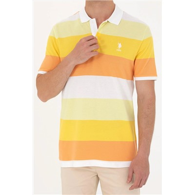 Erkek Turuncu Polo Yaka Tişört