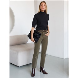 Джемпер тонкой вязки из хлопка с нейлоном