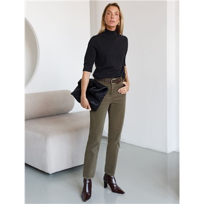 Джемпер тонкой вязки из хлопка с нейлоном