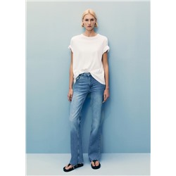 Jeans Fiona flare tiro medio