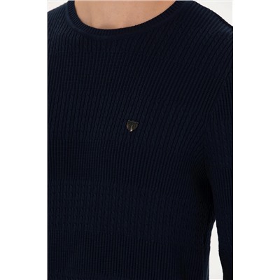 Erkek Lacivert Kazak