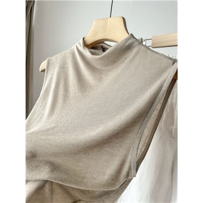 Мягкий лёгкий воздушный женский топ из смесового тенселя и шерсти МАССИМО Д