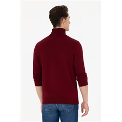 Erkek Bordo Basic Kazak