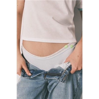 Pack 3 tangas algodón gris, amarillo, azul