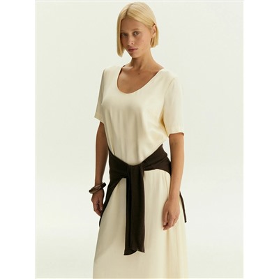 Платье миди из 100% вискозы, PL1742/assiet