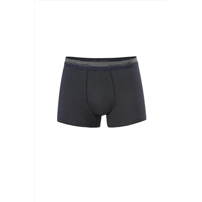 Pierre Cardin Lacivert Gri Pamuklu Likralı 3'lü Erkek Boxer