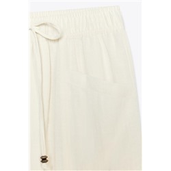 RUSTIC TROUSERS WITH ELASTIC WAIST