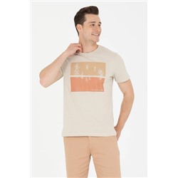 Erkek Taş Bisiklet Yaka Tişört