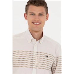 Erkek Taş Uzun Kollu Gömlek