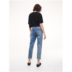 Stretch-Jeans im Boyfriend-Fit
