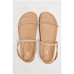 SANDALIA PLANA BRILLOS