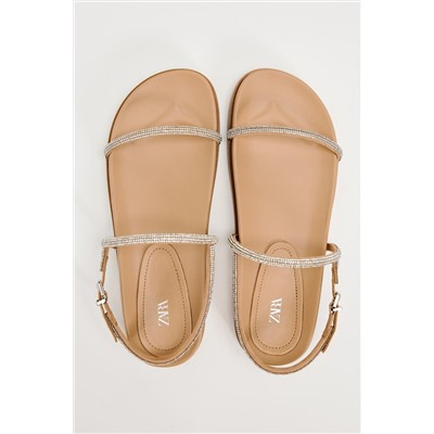 SANDALIA PLANA BRILLOS