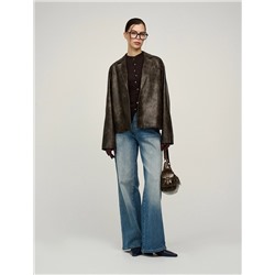 Куртка-жакет из эко-кожи