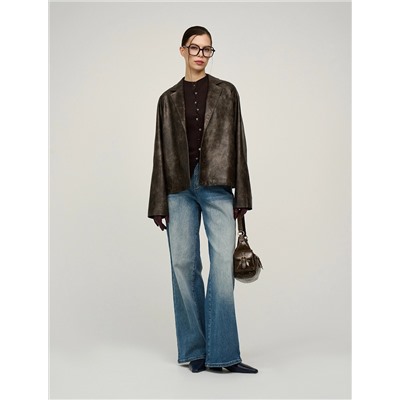 Куртка-жакет из эко-кожи