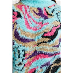 Jersey punto cuello alto