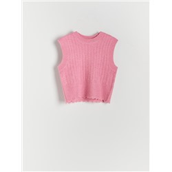 Pullunder aus Wollmischung