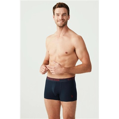 U.S. Polo Assn. U.s Polo Assn. 90005 Erkek Battal 3'lü Boxer-Siyah&Antrasit&Lacivert