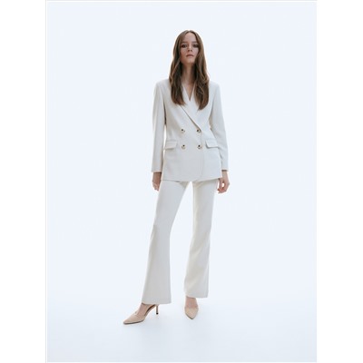 Doppelreihiger Blazer aus Viskosemischung