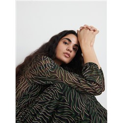 Платье с рисунком