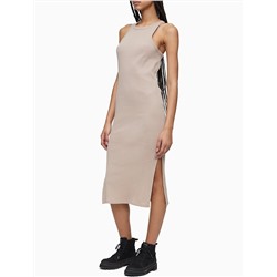 New Arrival Solid Racerback Midi Tank Dress