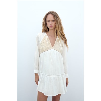 VESTIDO PANELES CROCHET