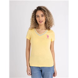 TRIPLE CROWN V-NECK T-SHIRT