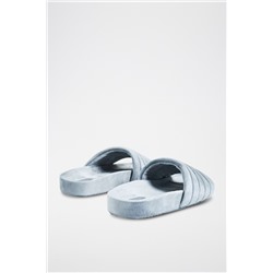 Sandalias de terciopelo Gris