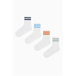 Penti Erkek Çocuk Double Stripe 4lü Soket Çorap