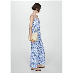 Mono algodón estampado floral