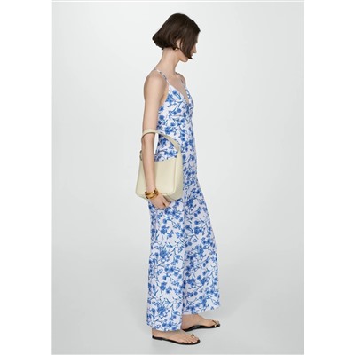 Mono algodón estampado floral