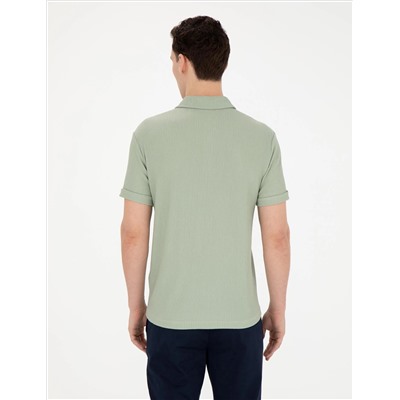 Yeşil Slim Fit Tişört