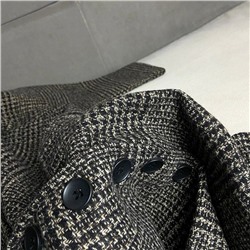 Женское пальто в гусиную лапку   Экспортный магазин