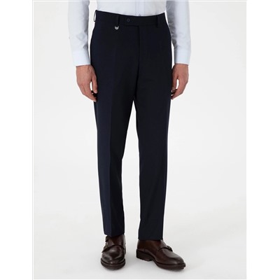 Lacivert Slim Fit Kumaş Pantolon