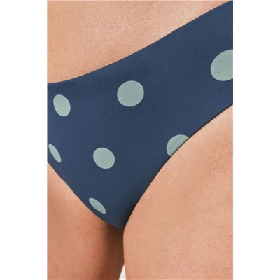 Braga bikini clásica estampado lunares azul