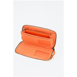 Cartera Bea Beige y naranja