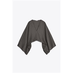 ASYMMETRIC CAPE KIMONO
