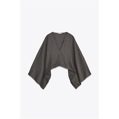 ASYMMETRIC CAPE KIMONO