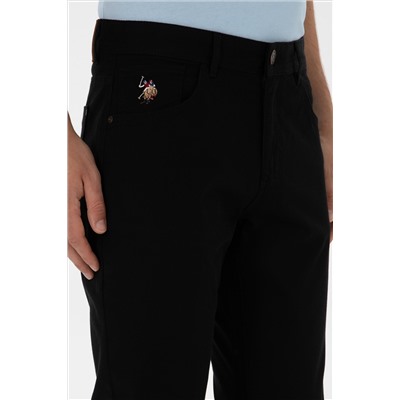 Erkek Siyah Kanvas / Chino Pantolon